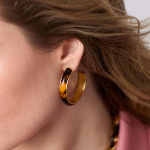 Julie Vos CARNABY HOOP EARRINGS