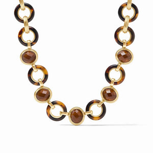 Julie Vos CARNABY STONE NECKLACE Tortoise Shell