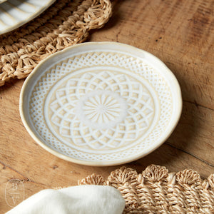 Casafina by Costa Nova CRISTAL BREAD PLATE White