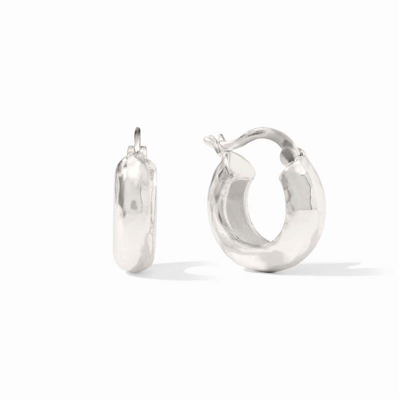 Julie Vos SILVER CATALINA 2 IN 1 EARRING