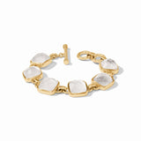 Julie Vos CATALINA STONE BRACELET Iridescent Clear Crystal