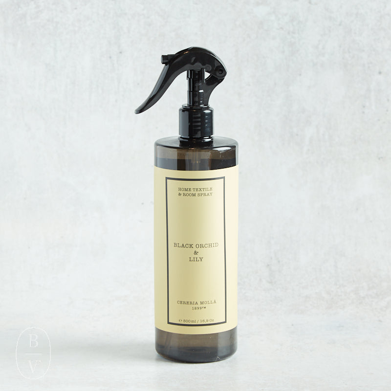 Cereria Molla HOME AND TEXTILE SPRAY Black Orchid & Lily 16.9 fl oz