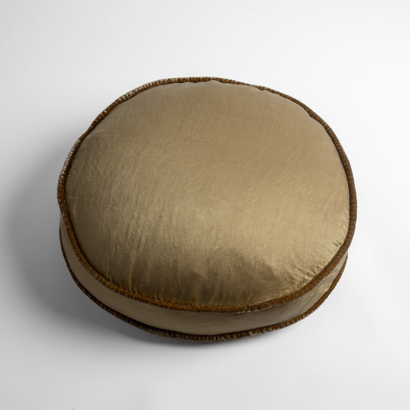 Bella Notte Linens PALOMA THROW PILLOW Honeycomb 18_Round