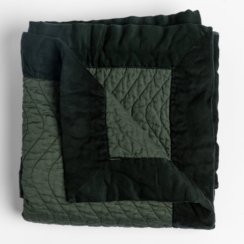 Bella Notte Linens CIRILLO THROW BLANKET Juniper
