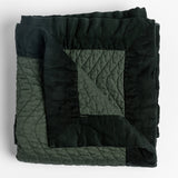 Bella Notte Linens CIRILLO THROW BLANKET Juniper