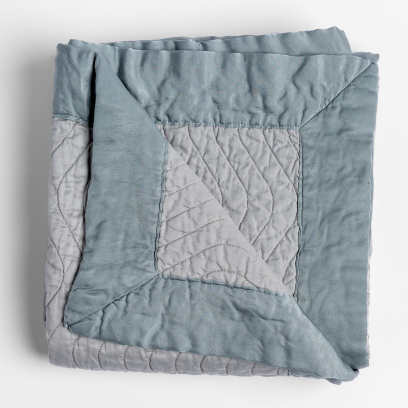 Bella Notte Linens CIRILLO THROW BLANKET Mineral