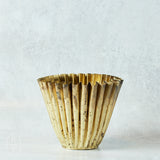 Creative Co-op FLUTED METAL PLANTER Brass 8