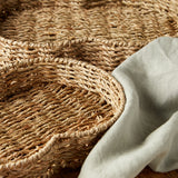 Creative Co-op PUMPKIN SHAPED SEAGRASS TRAY