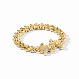 Julie Vos DOLCE DEMI LINK BRACELET Pearl OS