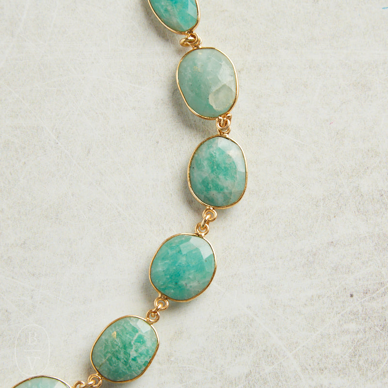 Elyssa Bass Designs BEZEL GEMSTONE NECKLACE