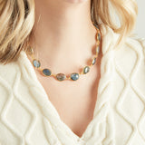 Elyssa Bass Designs BEZEL GEMSTONE NECKLACE