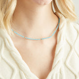 Elyssa Bass Designs GOLD ACCENT SMALL BEAD NECKLACE