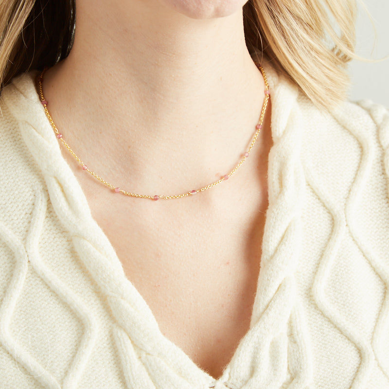 Elyssa Bass Designs SMALL BEADED NECKLACE