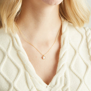 Elyssa Bass Designs TINY SQUARE NECKLACE
