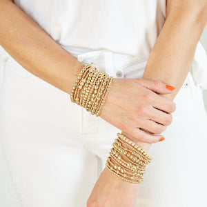 eNewton Design CLASSIC GRATEFUL PATTERN BEAD BRACELET