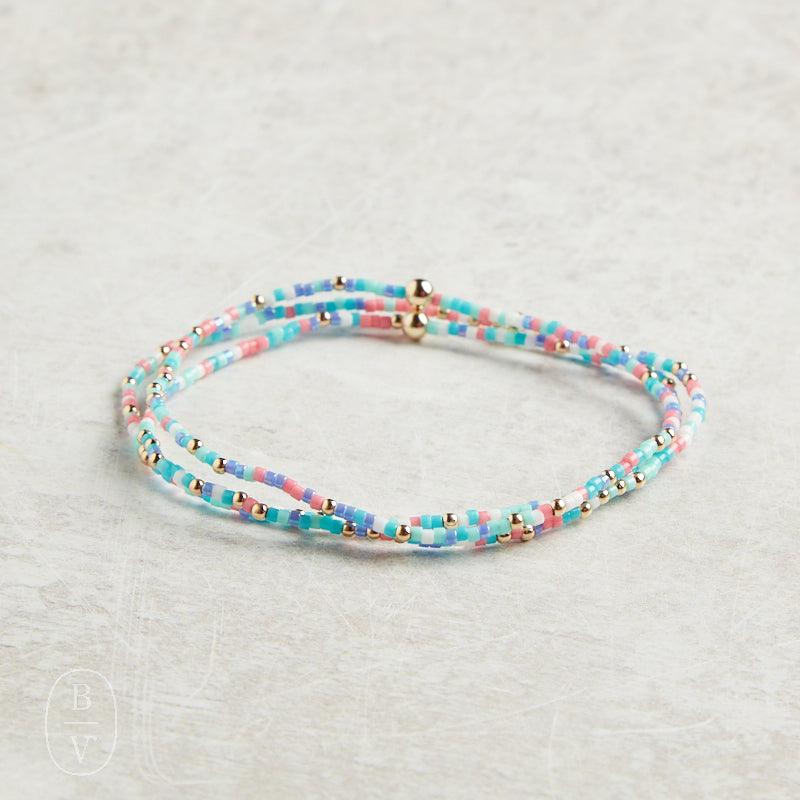 eNewton Design EXTENDS HOPE UNWRITTEN BRACELET SPRING 7.25" Hot Mess SS25
