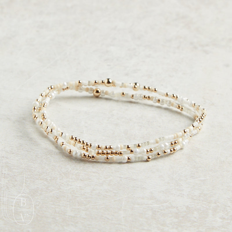 eNewton Design EXTENDS HOPE UNWRITTEN BRACELET SPRING 7.25" Call me on my Shellphone