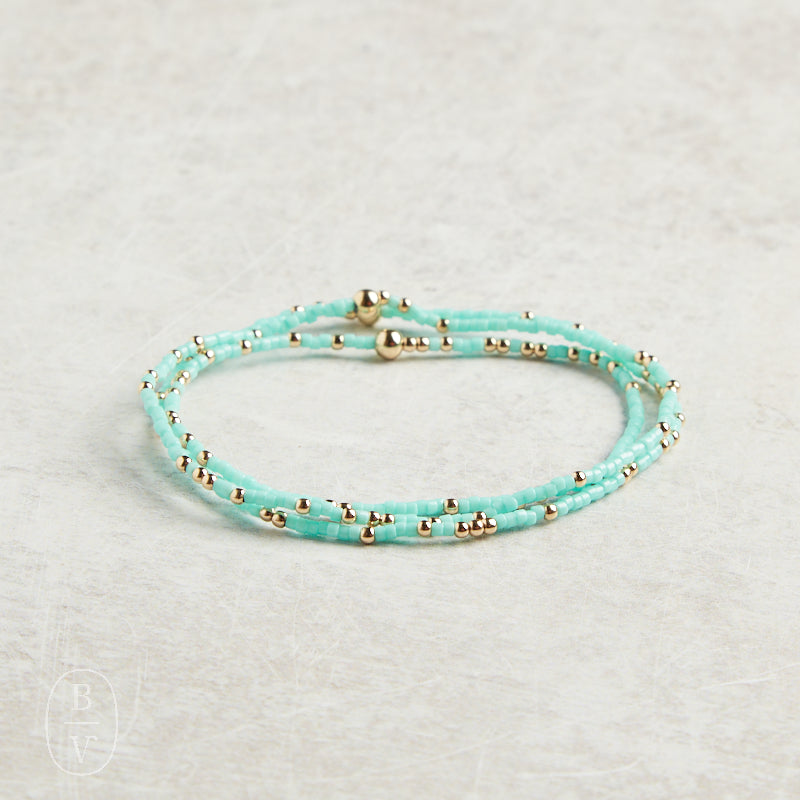 eNewton Design EXTENDS HOPE UNWRITTEN BRACELET SPRING 7.25" Mint