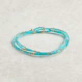 eNewton Design EXTENDS HOPE UNWRITTEN BRACELET SPRING 7.25" Turquoise