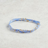 eNewton Design EXTENDS HOPE UNWRITTEN BRACELET SPRING 7.25" Bright Blue