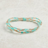 eNewton Design EXTENDS HOPE UNWRITTEN GEMSTONE BRACELET 7.25" Amazonite