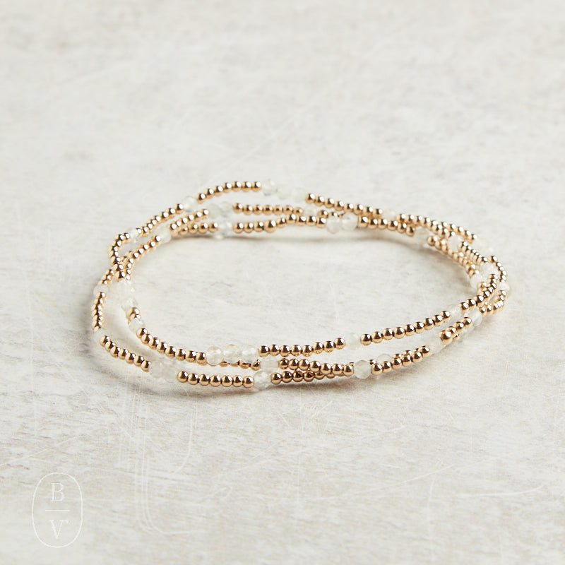 eNewton Design EXTENDS HOPE UNWRITTEN GEMSTONE BRACELET 7.25" Moonstone