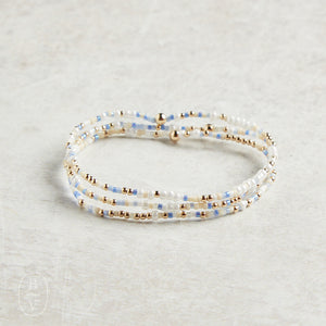 eNewton Design EGIRL HOPE UNWRITTEN BRACELET SPRING 5.5" Skinny Dippin