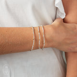 eNewton Design FACETED HEMATITE HOPE UNWRITTEN BRACELET