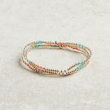 eNewton Design HOPE JOY GOLD PATTERN BEAD BRACELET Hot Mess SS25 2mm