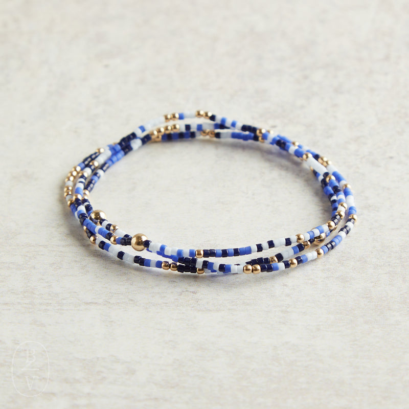 eNewton Design EXTENDS HOPE UNWRITTEN BRACELET SPRING 2024 7.25" Blue Plate Special