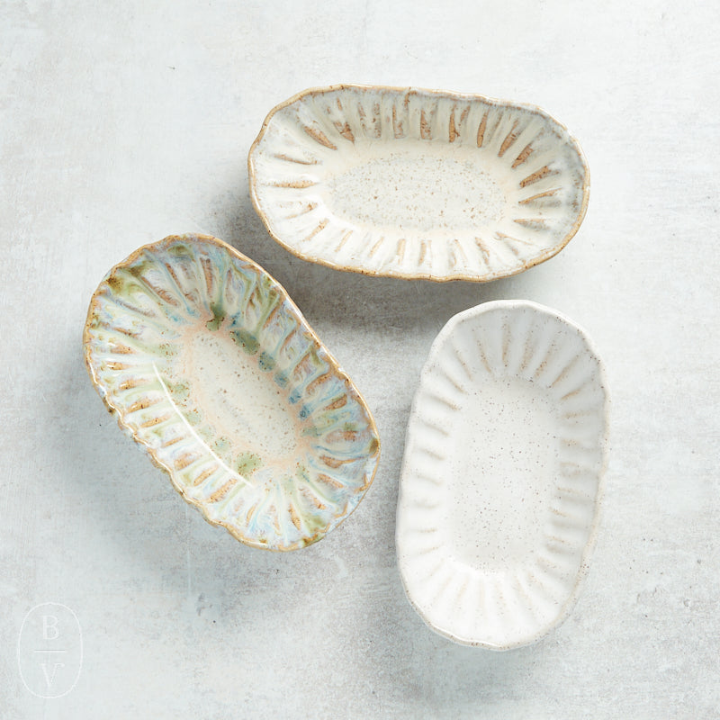 Etta B Pottery CRIMPED SIDE DISH