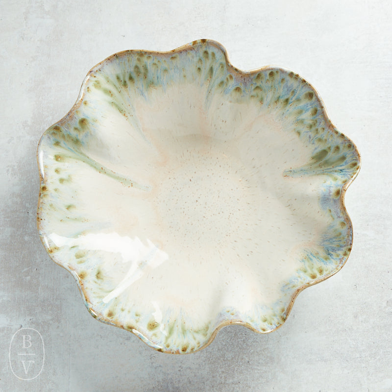 Etta B Pottery FREEFORM BOWL Botanical