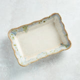 Etta B Pottery WAVED RECTANGLE BAKER