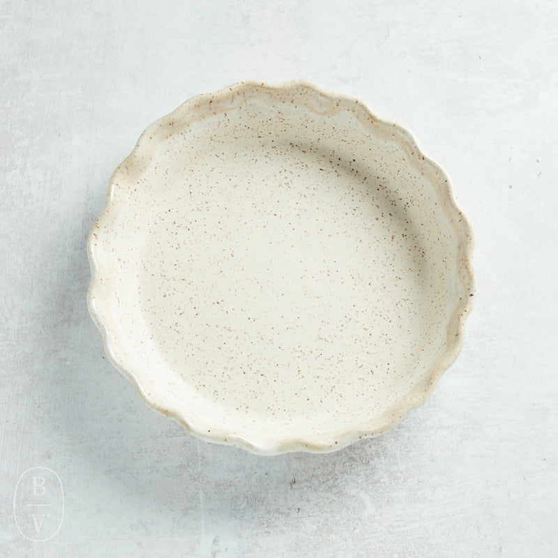Etta B Pottery BAKERY PIE DISH Dogwood