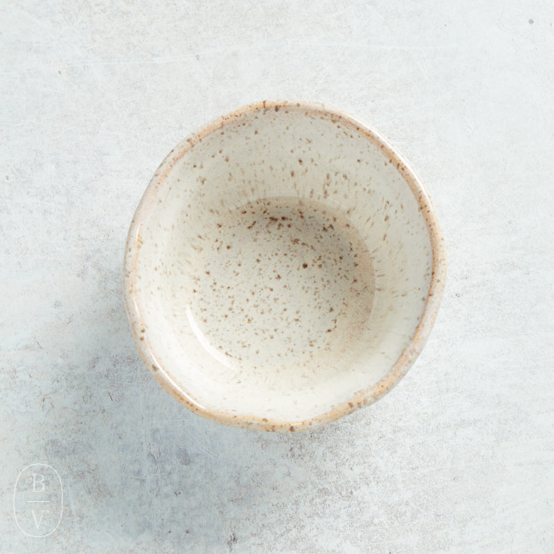 Etta B Pottery SMALL SALSA Chantilly Cream