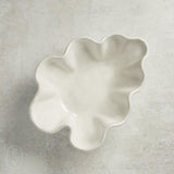 Etta B Pottery ACCENT SERVING BOWL Eyelet White