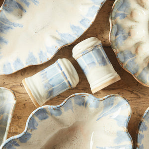 Etta B Pottery SALT AND PEPPER SHAKERS SET