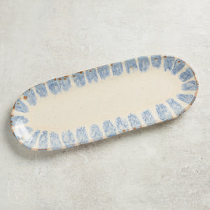 Etta B Pottery SMOOTH BREAD TRAY Blue Willow