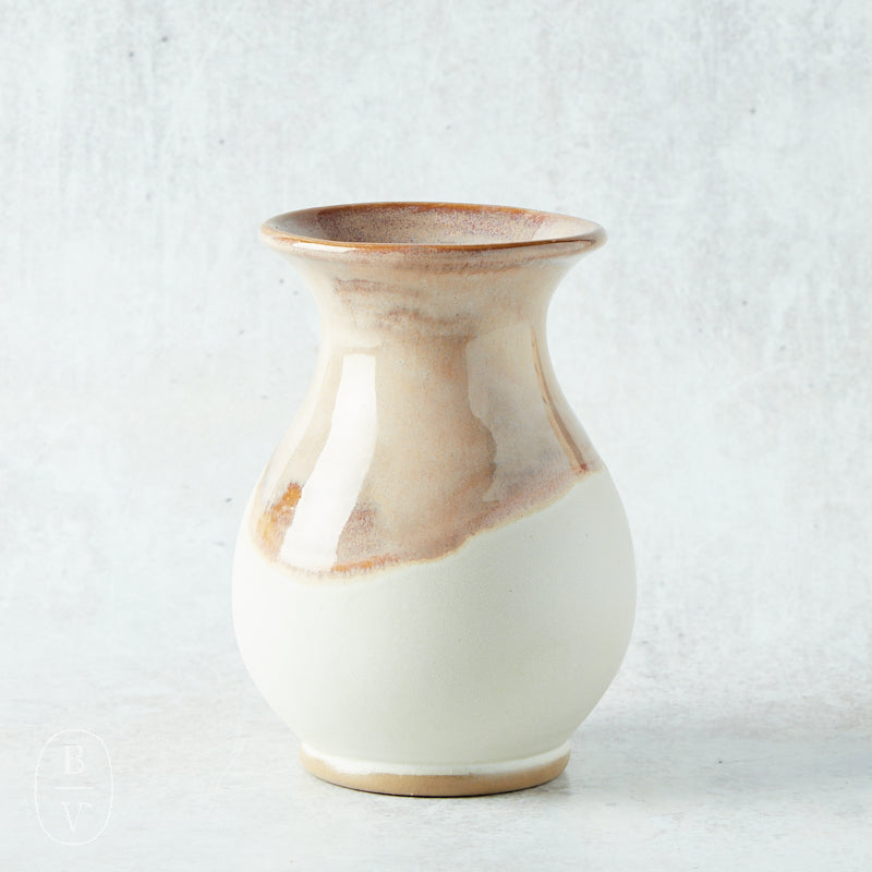 Etta B Pottery CARNATION VASE Peony