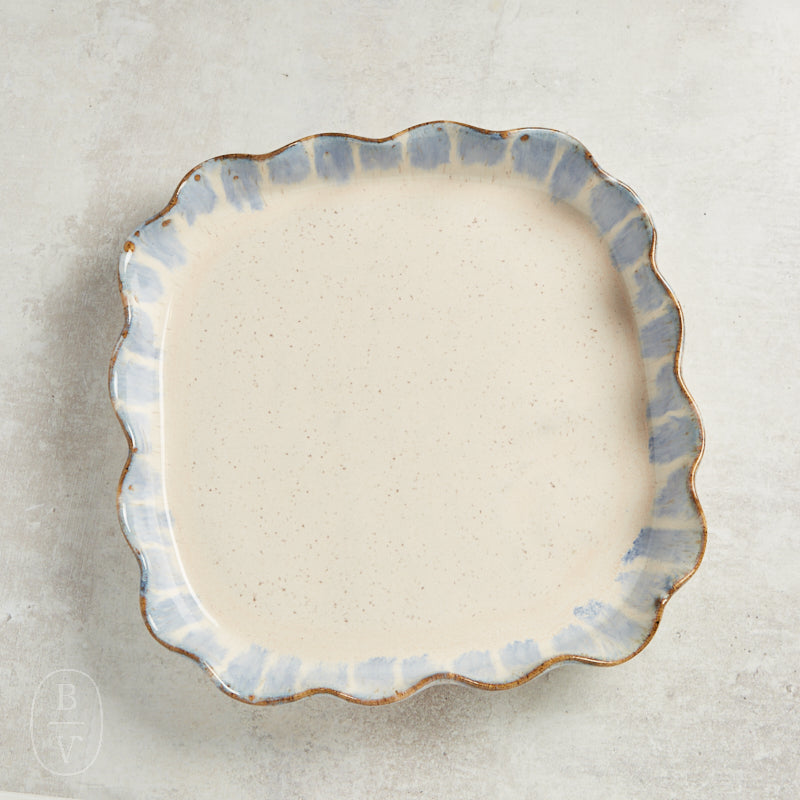 Etta B Pottery COBBLER DISH Blue Willow