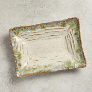 Etta B Pottery CUPBOARD DISH Botanical