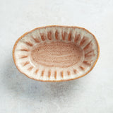Etta B Pottery CRIMPED SIDE DISH Primrose