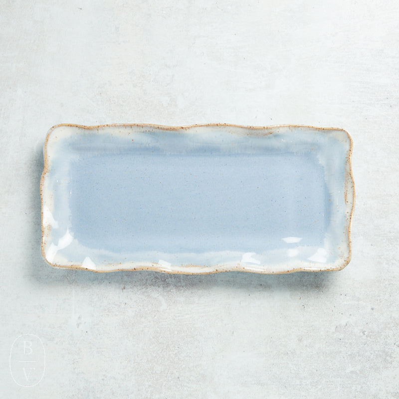 Etta B Pottery APPETIZER TRAY Wisteria 13