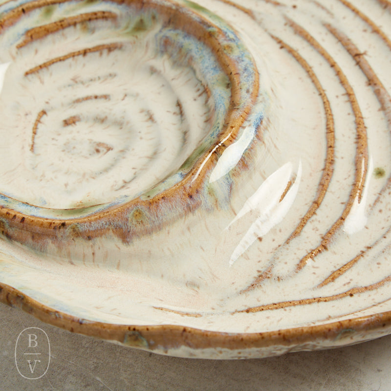 Etta B Pottery FRUIT AND DIP PLATTER
