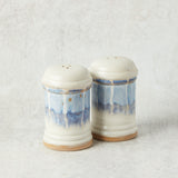 Etta B Pottery SALT AND PEPPER SHAKERS SET Blue Willow