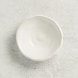 Etta B Pottery SAUCE DISH Eyelet White