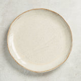 Etta B Pottery SIMPLY LARGE ROUND PLATTER 13 Chantilly Cream