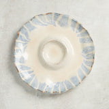 Etta B Pottery SMALL HORS D'OEUVRE DISH Blue Willow