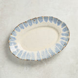 Etta B Pottery SMALL OVAL PLATTER Blue Willow