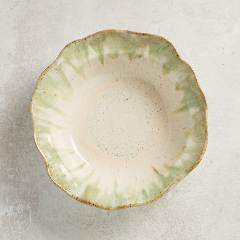 Etta B Pottery VEGETABLE BOWL Matcha Latte